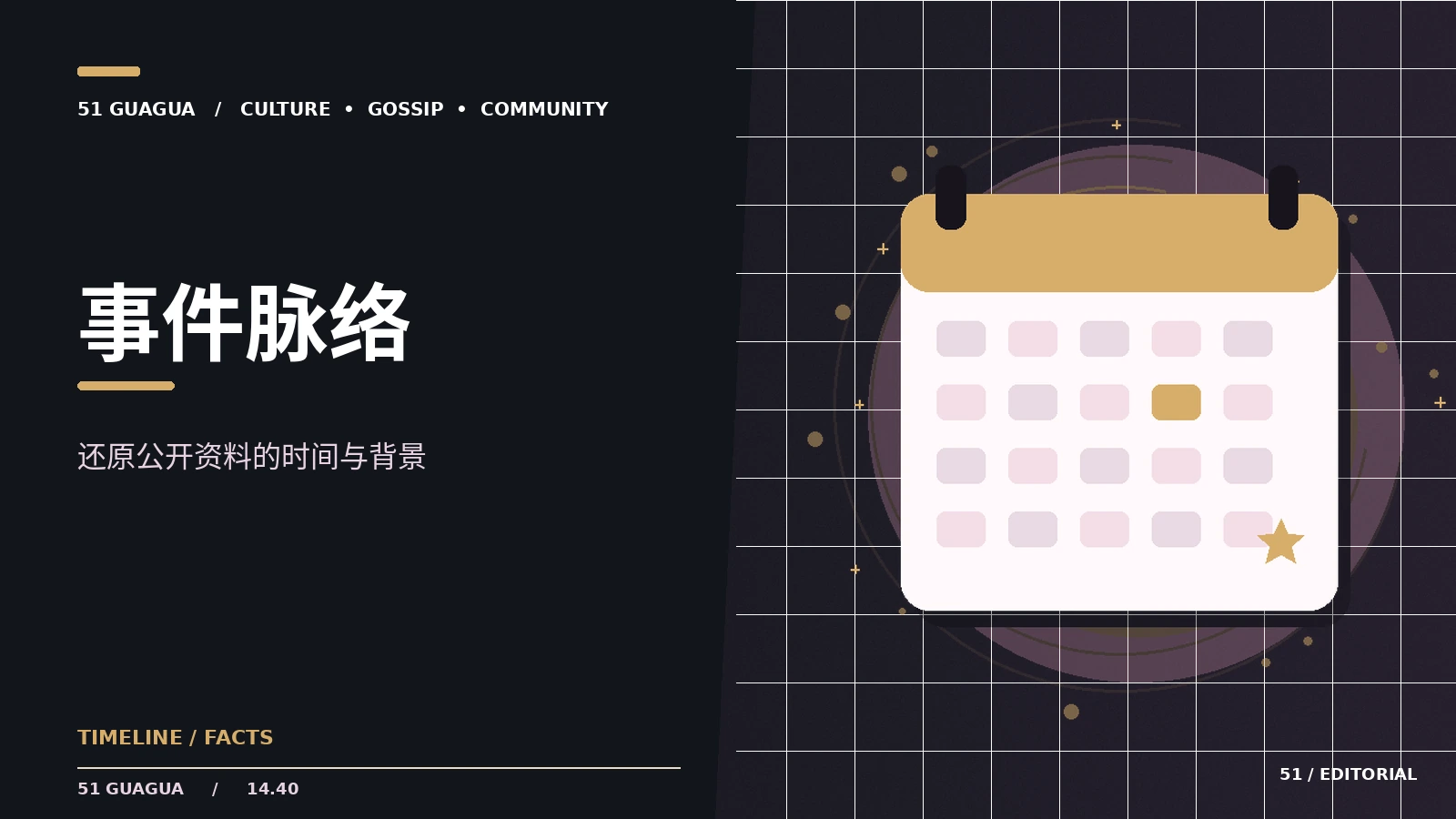 事件时间线怎样避免误导